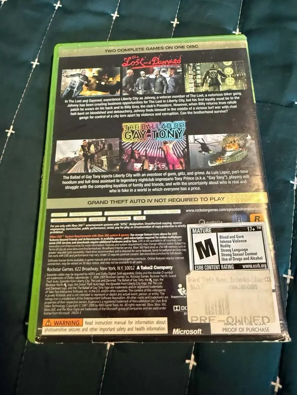 Grand Theft Auto: Episodes From Liberty City (Xbox 360)